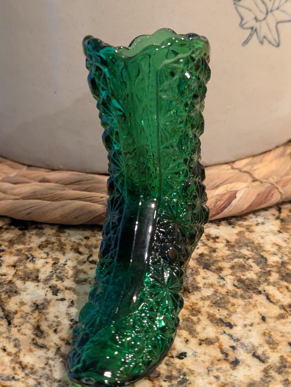 Vintage Fenton Emerald Green Boot - Picture 2 of 8